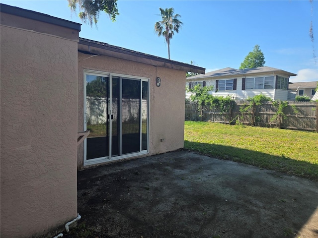view of patio / terrace with fence