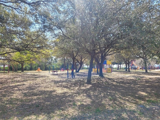 view of property's community with playground community
