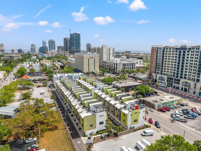 907 Arlington Ave N, Saint Petersburg, FL 33705 - drone / aerial view featuring a view of city