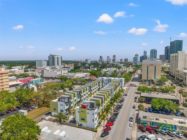 907 Arlington Ave N, Saint Petersburg, FL 33705 - birds eye view of property with a city view