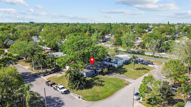 1411 Barry St, Clearwater, FL 33756 - drone / aerial view