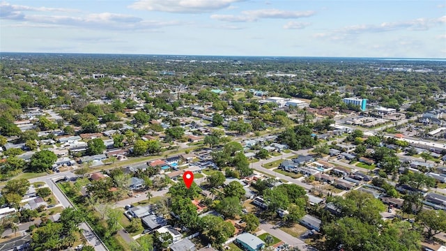 1411 Barry St, Clearwater, FL 33756 - drone / aerial view featuring a residential view