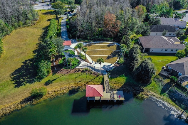 19123 Sunset Bay Dr, Land O Lakes, FL 34638 - birds eye view of property with a water view