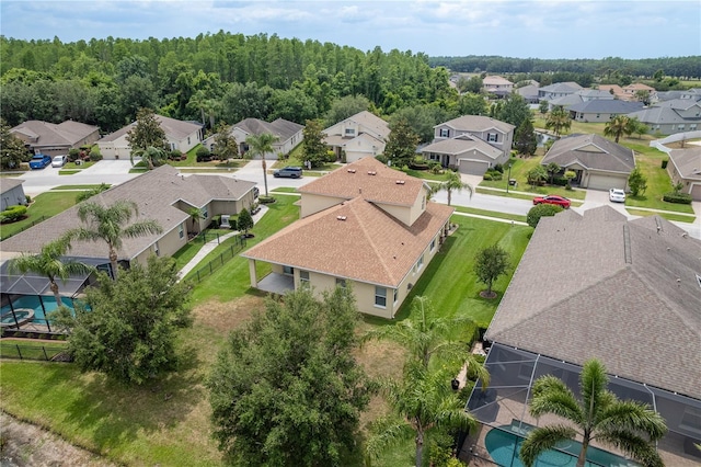 19123 Sunset Bay Dr, Land O Lakes, FL 34638 - aerial view with a residential view