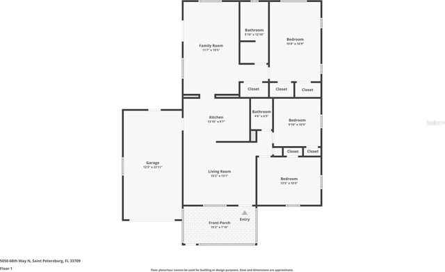 5050 68th Way N, Saint Petersburg, FL 33709 - view of layout