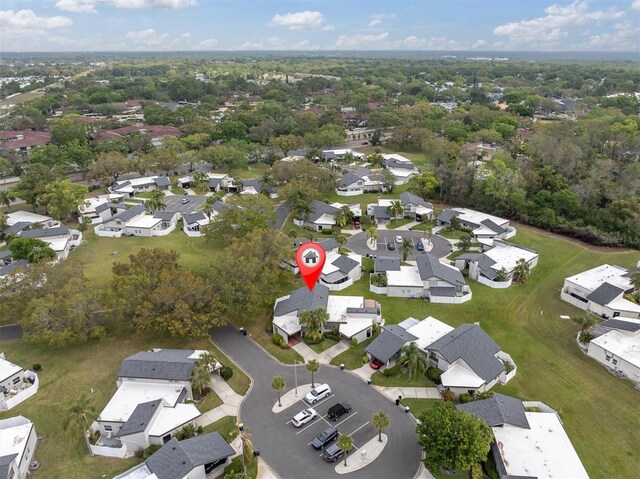 bird's eye view featuring a residential view
