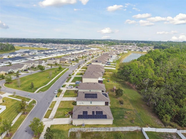 6882 Silverado Ranch Blvd, Zephyrhills, FL 33541 - bird's eye view with a residential view and a water view
