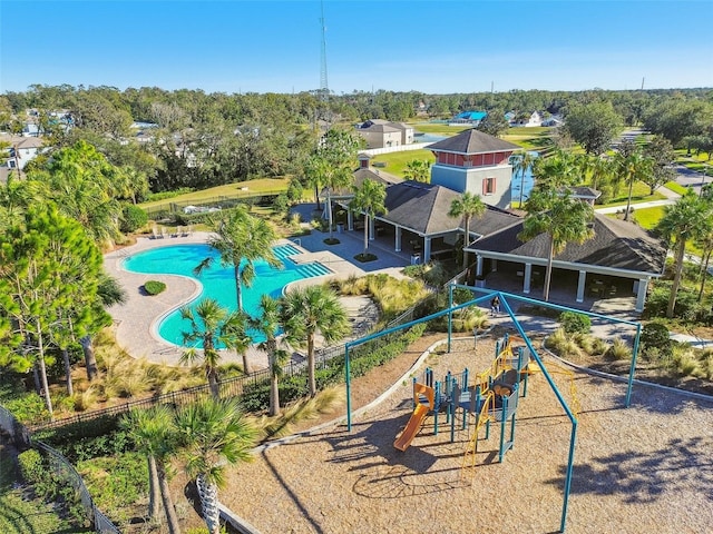 6882 Silverado Ranch Blvd, Zephyrhills, FL 33541 - drone / aerial view