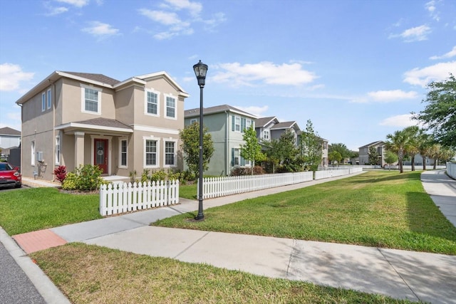 11109 Great Neck Rd, Riverview, FL 33578 - traditional-style house with stucco siding and a residential view