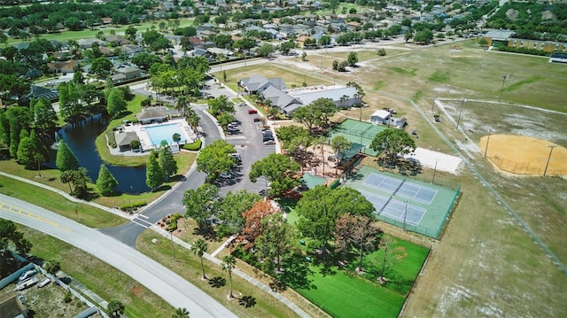 13122 Prestwick Dr, Riverview, FL 33579 - bird's eye view with a residential view