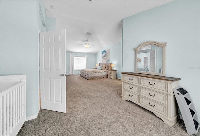 13122 Prestwick Dr, Riverview, FL 33579 - bedroom featuring light carpet, baseboards, and visible vents