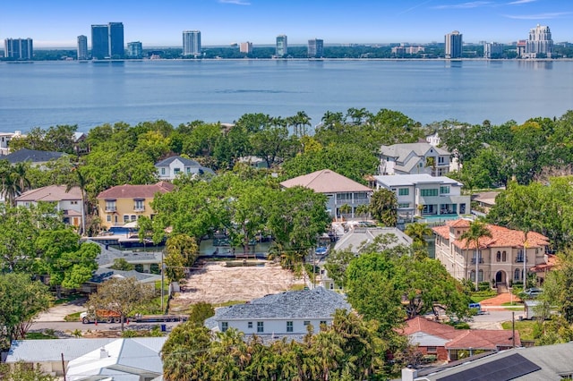 47 Martinique Ave, Tampa, FL 33606 - birds eye view of property with a water view and a city view