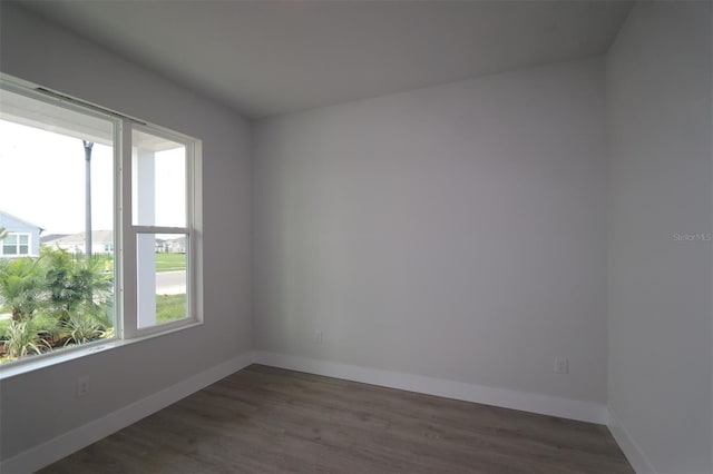 11884 Richmond Trl, Parrish, FL 34219 - empty room with wood finished floors and baseboards