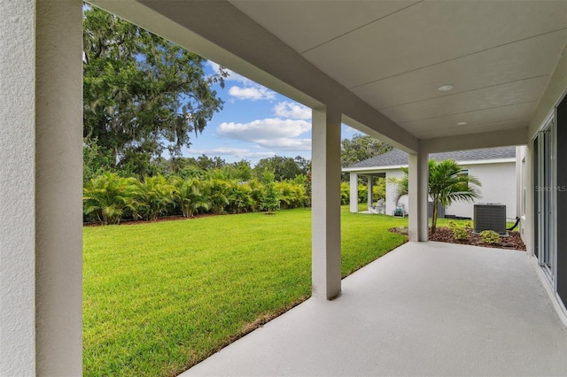 11884 Richmond Trl, Parrish, FL 34219 - view of green lawn with a patio