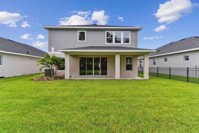 11884 Richmond Trl, Parrish, FL 34219 - back of property with a patio and stucco siding