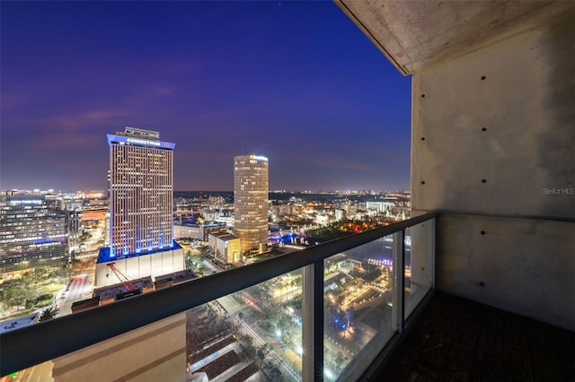 777 N Ashley Dr Unit 2610, Tampa, FL 33602 - balcony with a city view
