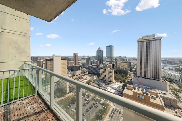 777 N Ashley Dr Unit 2610, Tampa, FL 33602 - balcony featuring a view of city