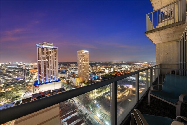 777 N Ashley Dr Unit 2610, Tampa, FL 33602 - balcony with a city view