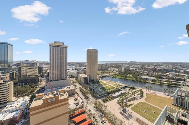 777 N Ashley Dr Unit 2610, Tampa, FL 33602 - exterior space featuring a water view and a view of city