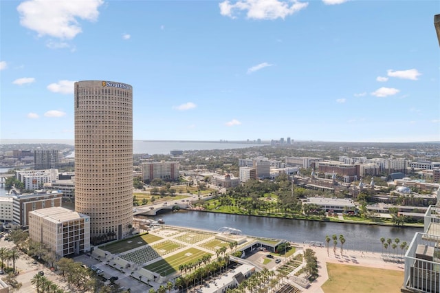 777 N Ashley Dr Unit 2610, Tampa, FL 33602 - exterior space with a city view and a water view
