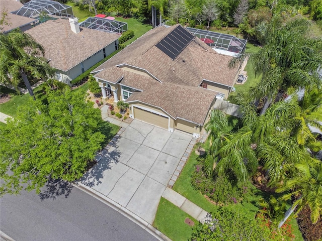 drone / aerial view