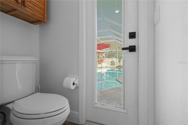 bathroom with toilet