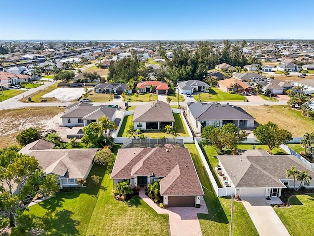 birds eye view of property featuring a residential view