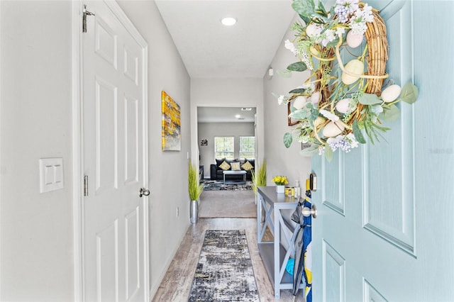 12856 French Market Dr, Riverview, FL 33579 - interior space featuring baseboards and light wood-style floors