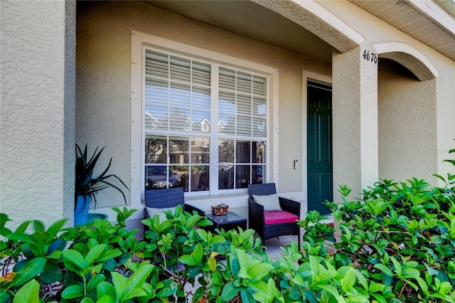 4676 66th Pl N, Pinellas Park, FL 33781 - property entrance with stucco siding