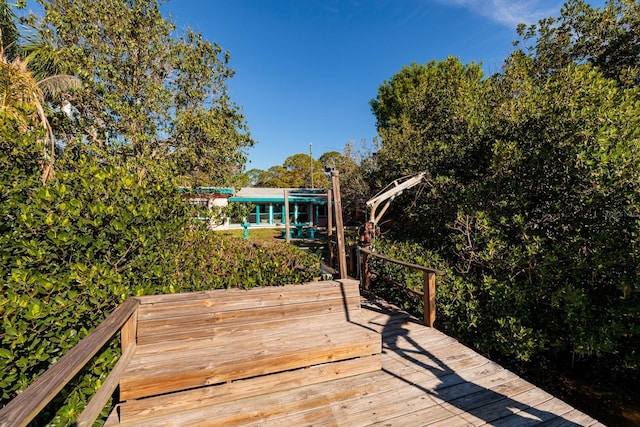 view of deck