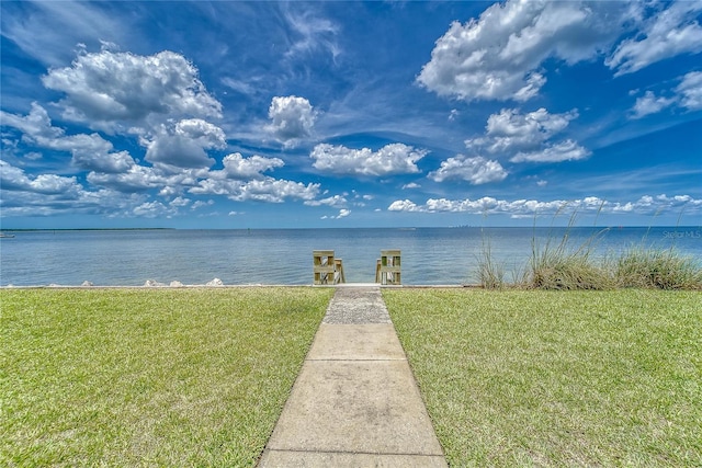 property view of water