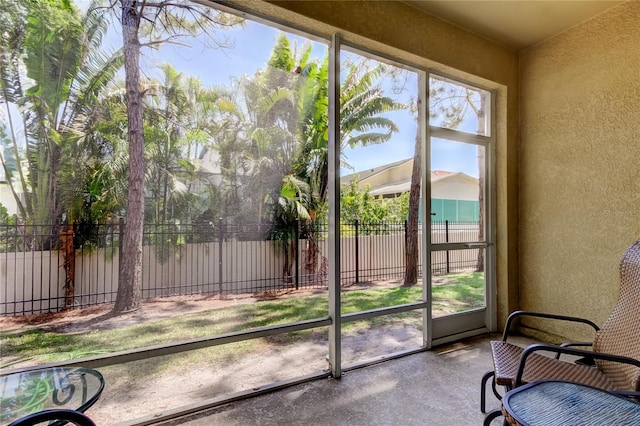 13217 Canopy Creek Dr, Tampa, FL 33625 - view of unfurnished sunroom