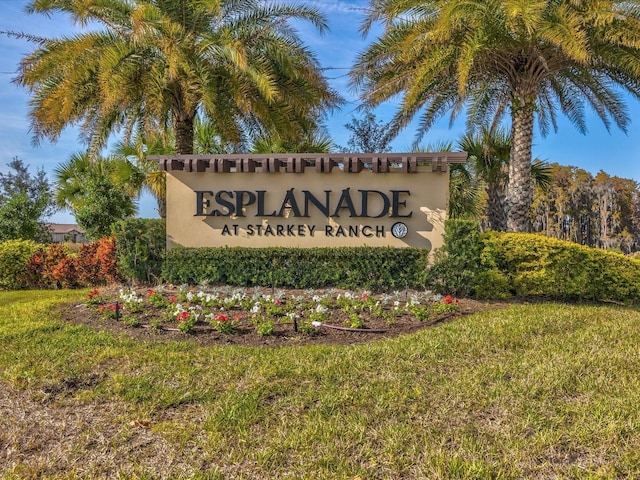 11248 Juglans Dr, Odessa, FL 33556 - community sign featuring a yard