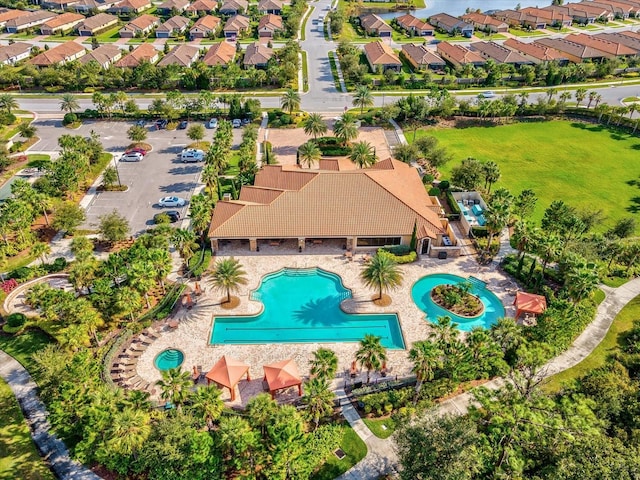 11248 Juglans Dr, Odessa, FL 33556 - aerial view featuring a residential view