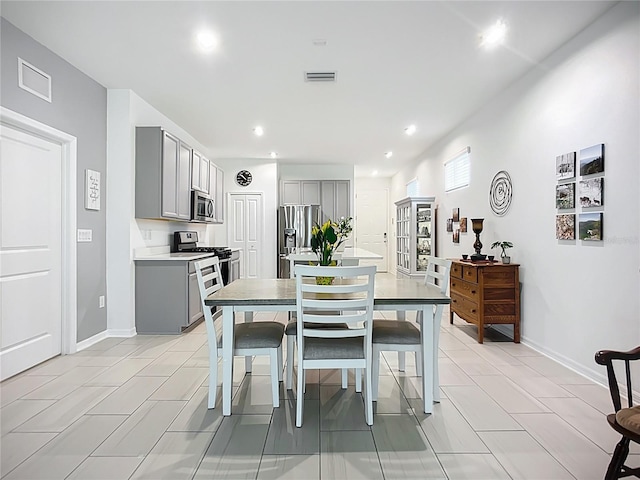 5415 Los Robles Ct, Palmetto, FL 34221 - dining space featuring baseboards and recessed lighting