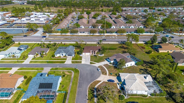birds eye view of property featuring a residential view