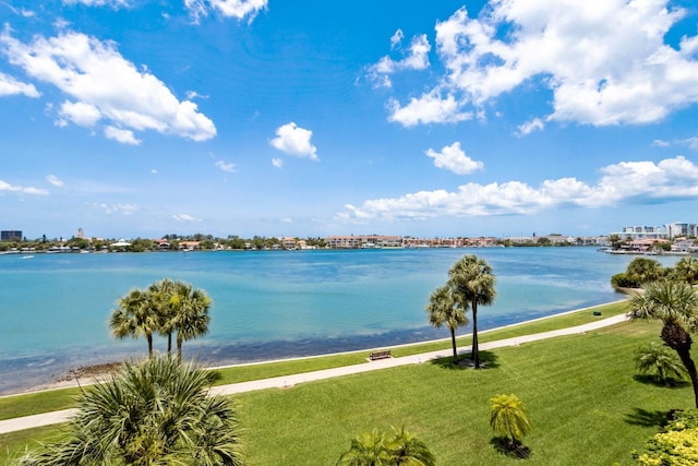 8020 Sailboat Key Blvd S Unit 101, St Pete Beach, FL 33707 - water view with nearby urban area
