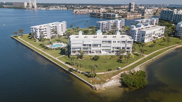 8020 Sailboat Key Blvd S Unit 101, St Pete Beach, FL 33707 - view of urban area featuring apartment complex / building and a nearby body of water