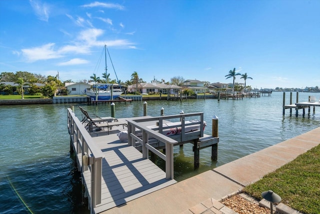 4544 Harbor Hills Dr, Largo, FL 33770 - view of dock featuring a water view