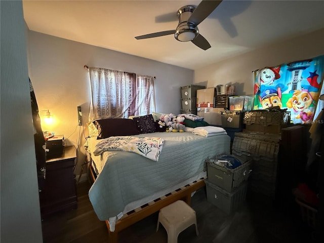 213 5th Jpv St, Winter Haven, FL 33880 - bedroom featuring wood finished floors and a ceiling fan
