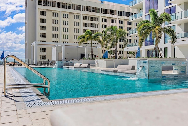 view of pool