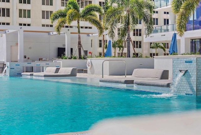 view of pool