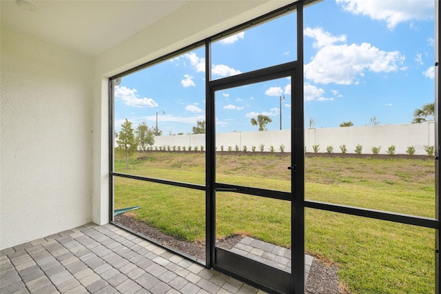 12323 Hearts Ease St, Venice, FL 34293 - view of unfurnished sunroom