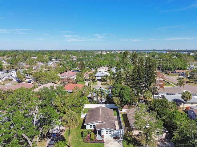 drone / aerial view featuring a residential view