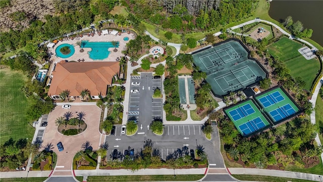 drone / aerial view