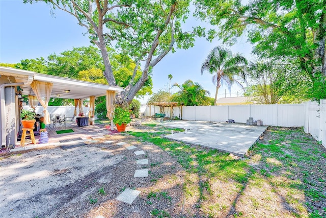 700 16th St NW, Largo, FL 33770 - view of yard with a fenced backyard and a patio