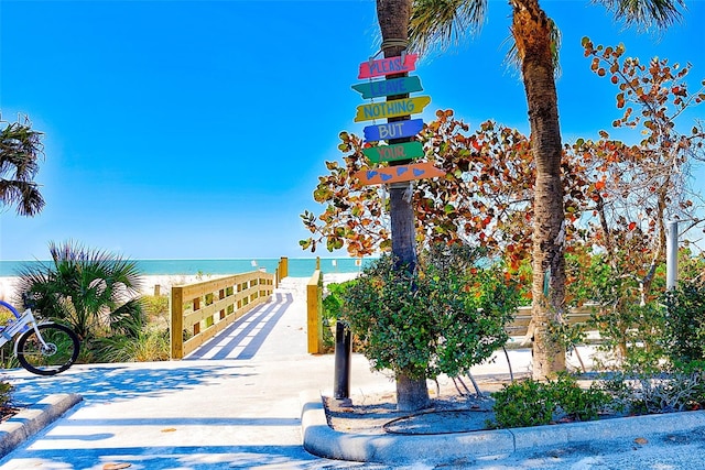 700 16th St NW, Largo, FL 33770 - view of home's community with a view of the beach and a water view