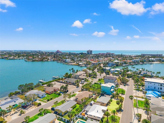 601 Boca Ciega Isle Dr, St Pete Beach, FL 33706 - aerial view featuring a water view