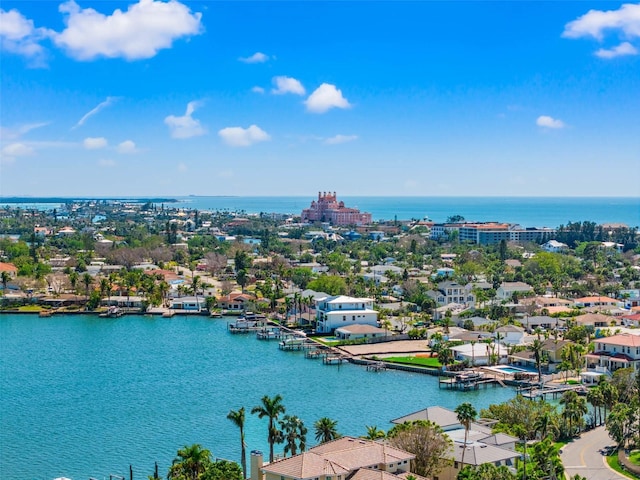 601 Boca Ciega Isle Dr, St Pete Beach, FL 33706 - drone / aerial view featuring a water view