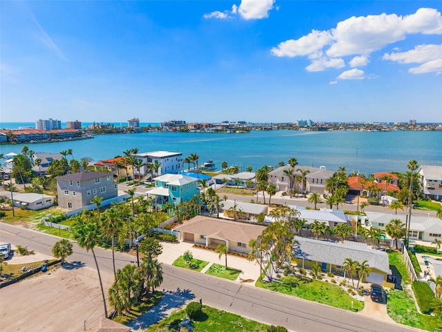601 Boca Ciega Isle Dr, St Pete Beach, FL 33706 - drone / aerial view featuring a residential view and a water view